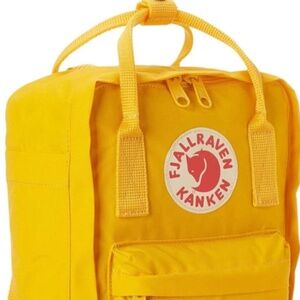 Fjallraven Kanken Mini Backpack in Dark Yellow